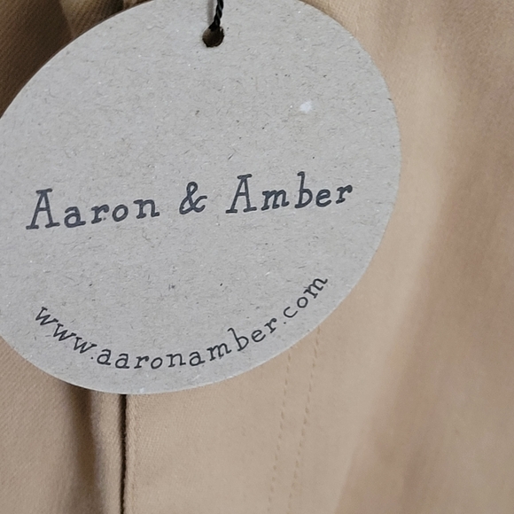 Boutique Patchwork Utility Cargo Pants in Taupe and Cream - Picture 13 of 15